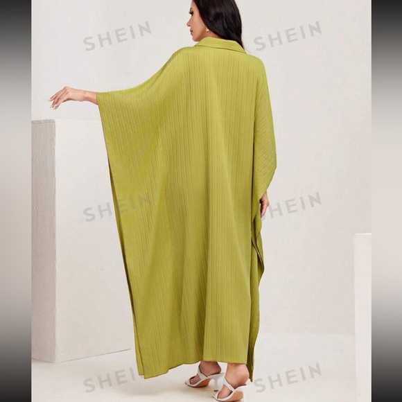 SHEIN Batwing Sleeve maxi cover up size large - Picture 3 of 4